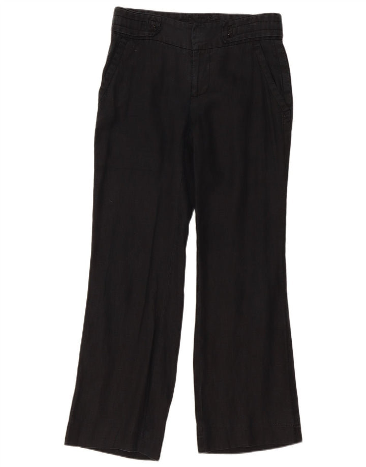 Zara Dame Bootcut Casual Bukser Small W26 L30 Sort