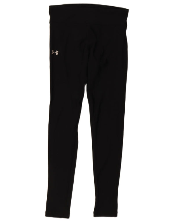 Under Armour Womens Leggings UK 10 Small Black Nylon