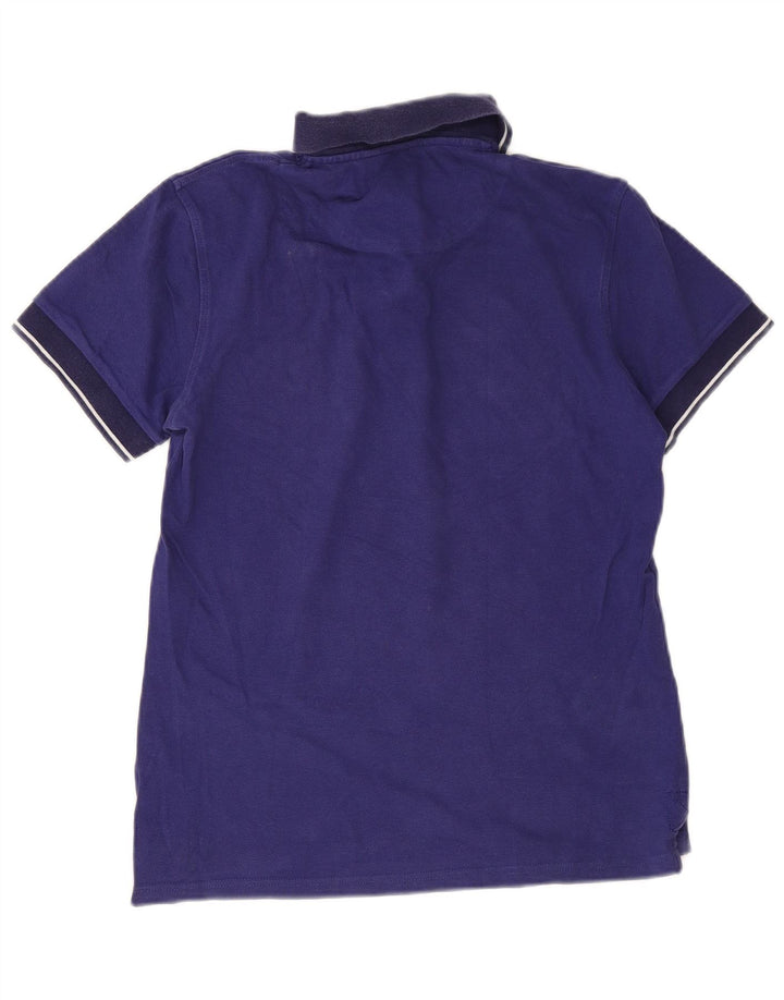 Refrigue herre poloshirt lille blå bomuld