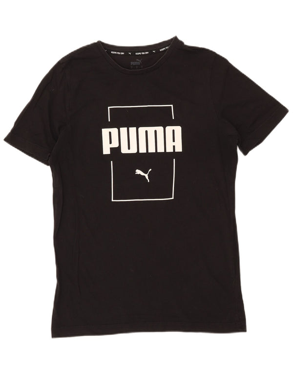 Puma Mens Graphic T-Shirt Top Small Black