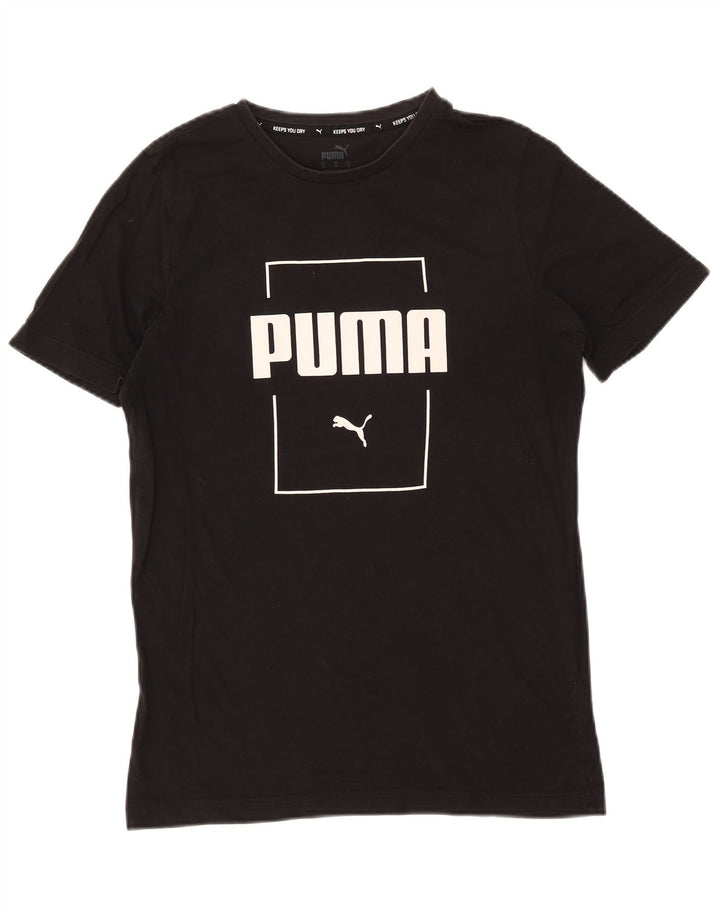 Puma Herre Grafisk T-Shirt Top Lille Sort