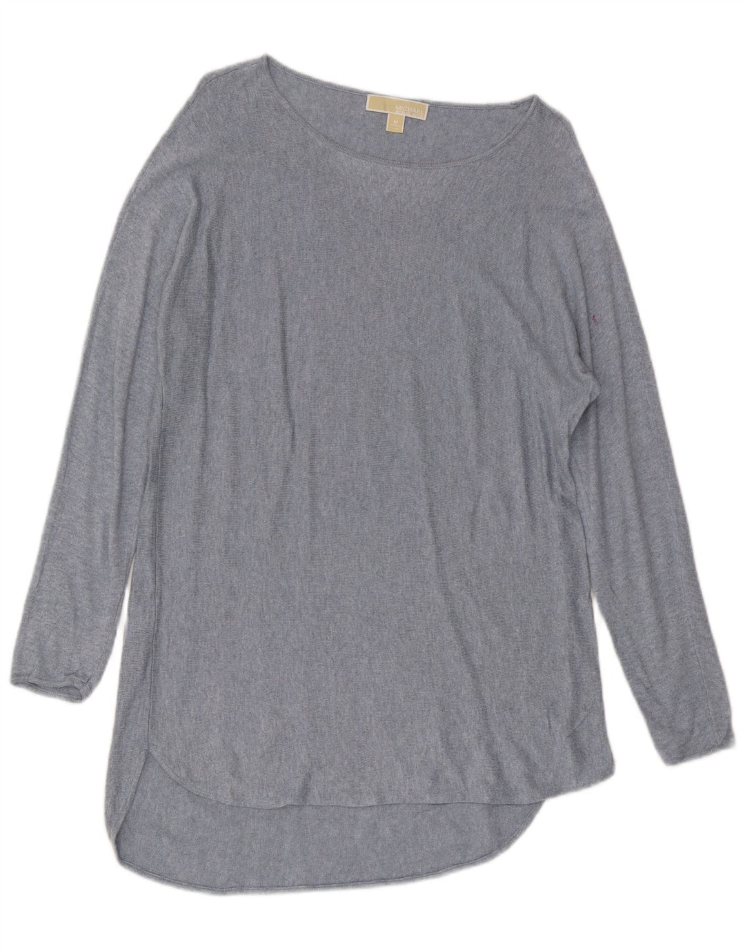 MICHAEL KORS Dame Boat Neck Jumper Sweater UK 14 Medium Blue