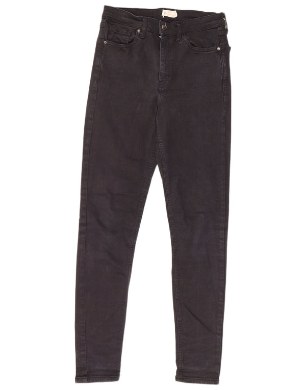 Topshop Womens Jamie Skinny Jeans  W28 L30 Black Cotton