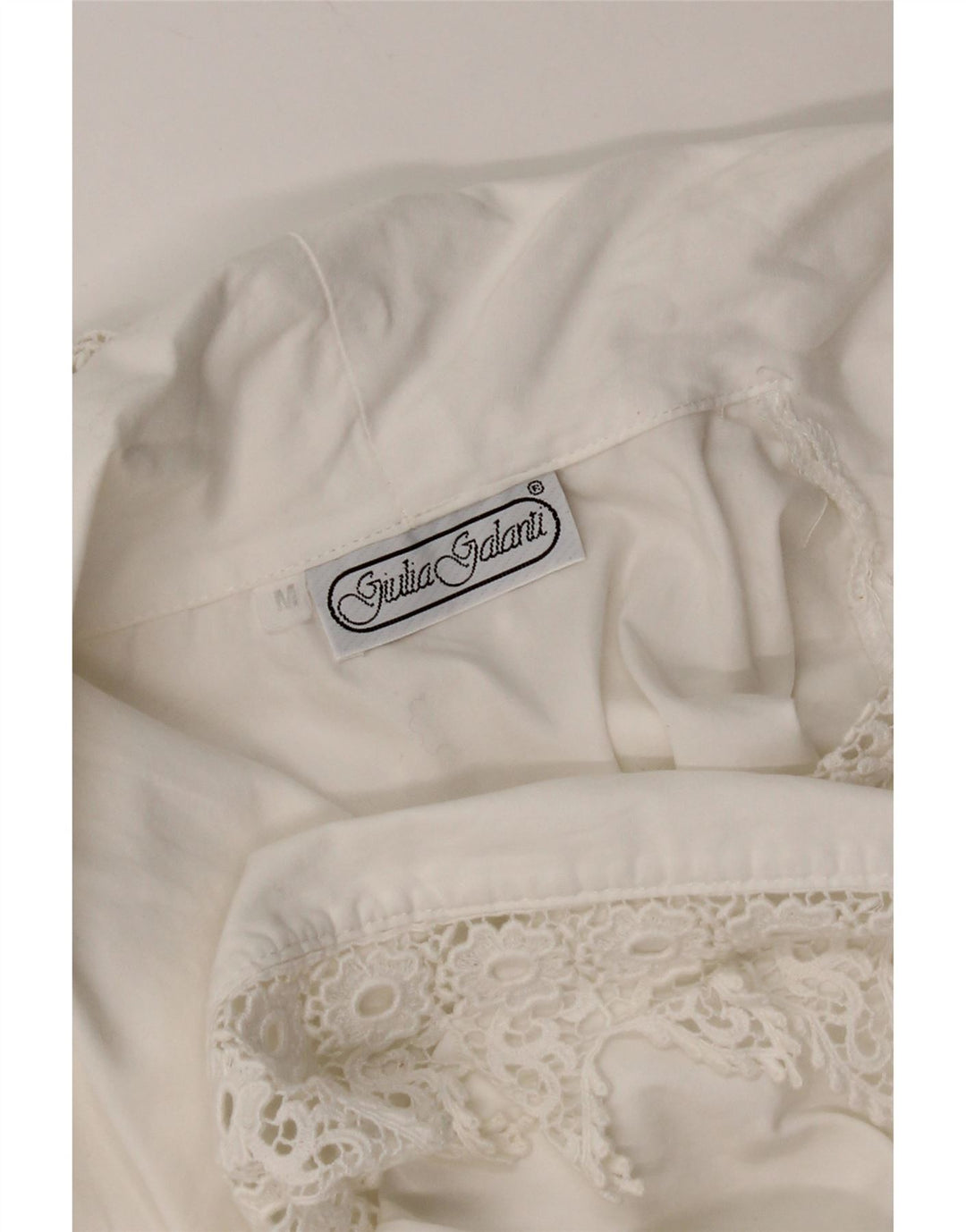 Giulia Galanti skjortebluse til kvinder UK 14 Medium White
