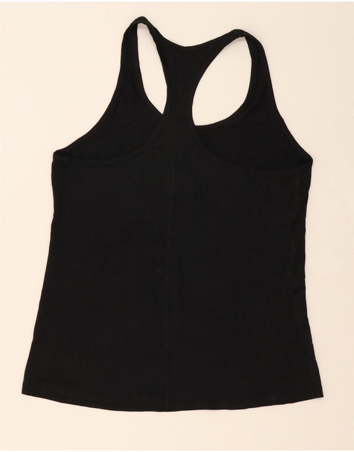 NIKE Womens Islanders Graphic Vest Top UK 14 Large Black Vintage Nike and Second-Hand Nike from Messina Hembry 