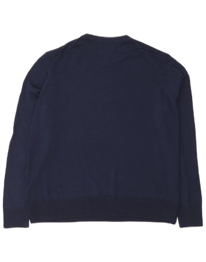 Marks & Spencer Dame sweater med rund hals DK 16 Stor marineblå
