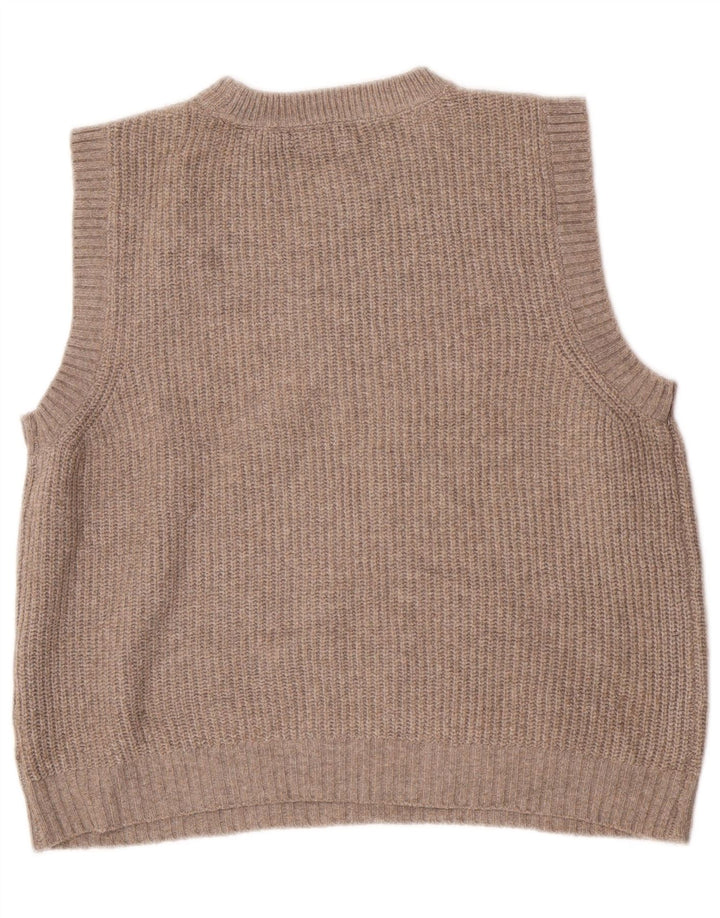 Marks & Spencer Damevest Tank Top UK 14 Medium Beige Polyester