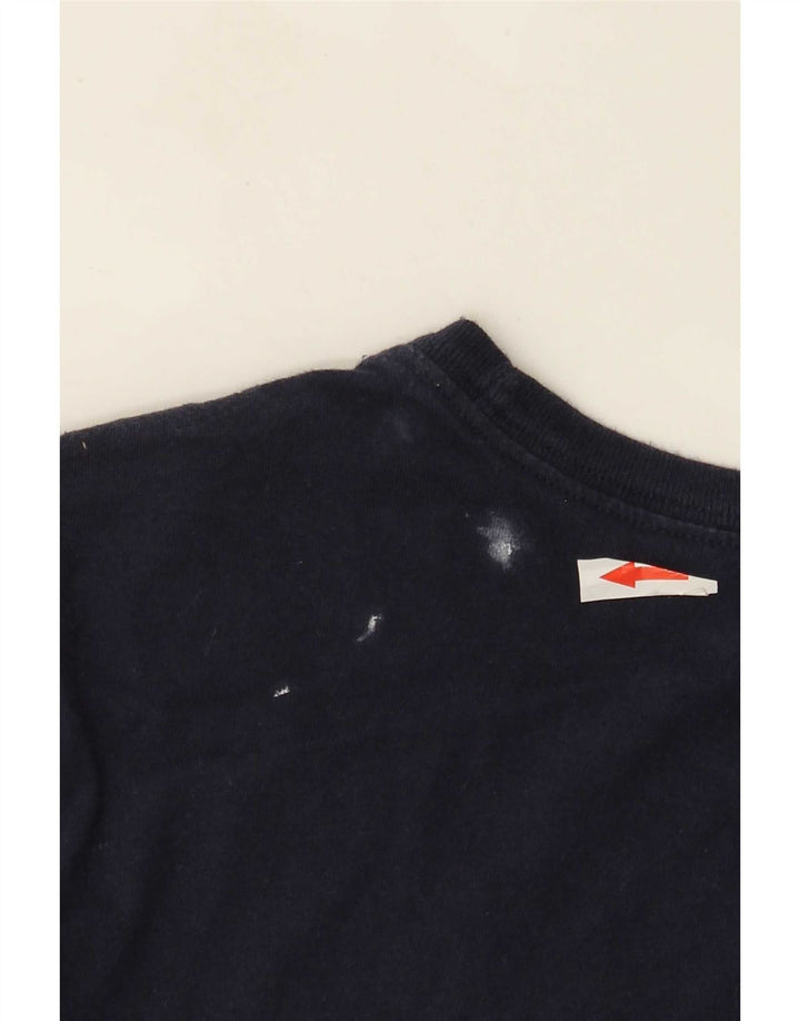 Nike T-shirt med atletisk snit til mænd, lille marineblå bomuld