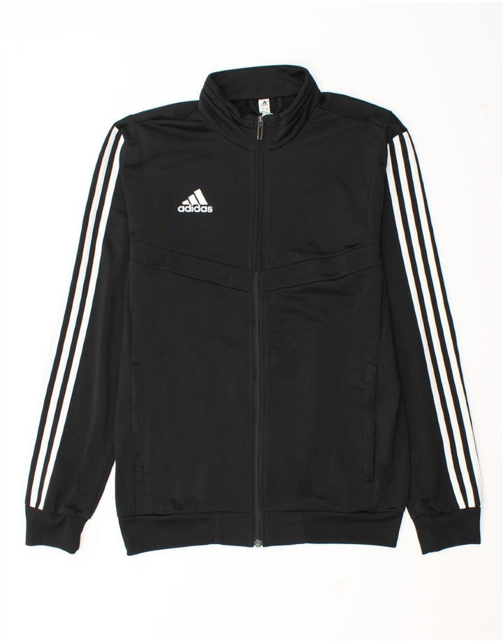 Adidas Træningsdragt til mænd, topjakke, lille sort polyester