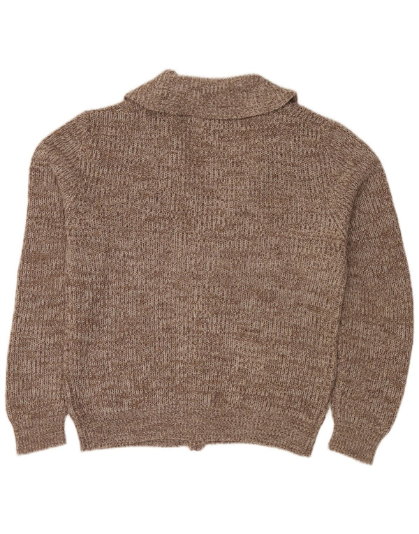 Belmonte Herre Cardigan Sweater 2XL Brun Flecked Acryl