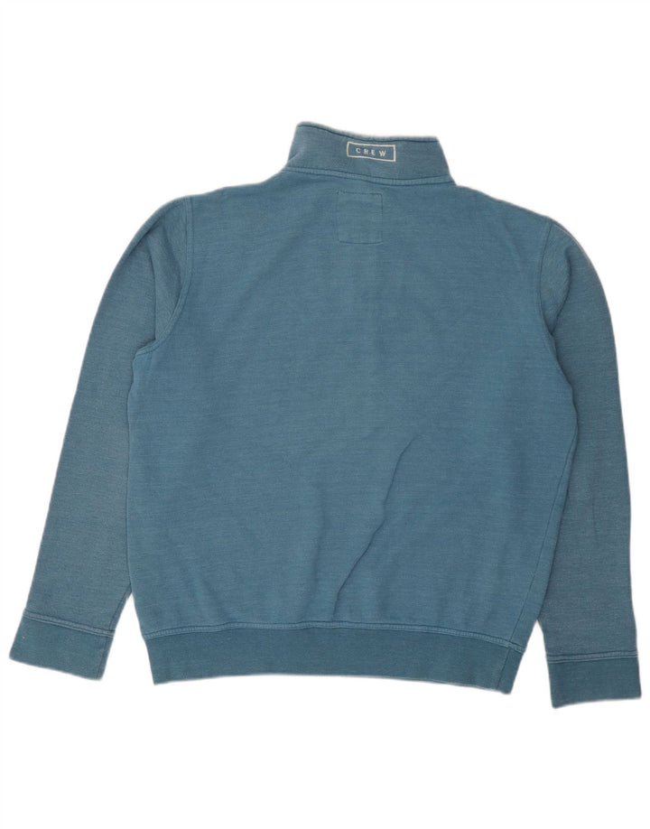 Besætningsbeklædning Herre Zip Neck Sweatshirt Jumper Medium Blå Bomuld