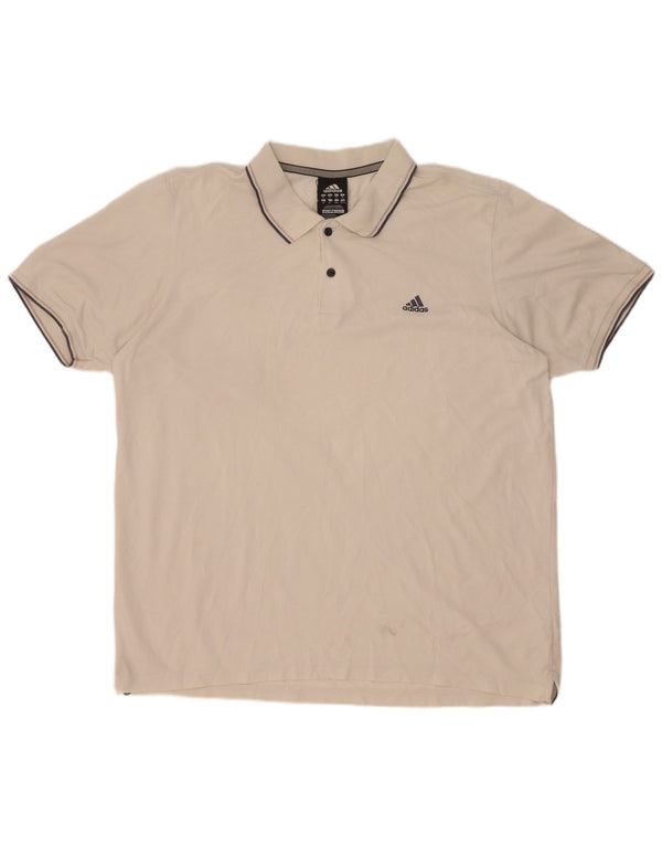 Adidas Herre Clima 365 Polo Shirt XL Hvid Bomuld