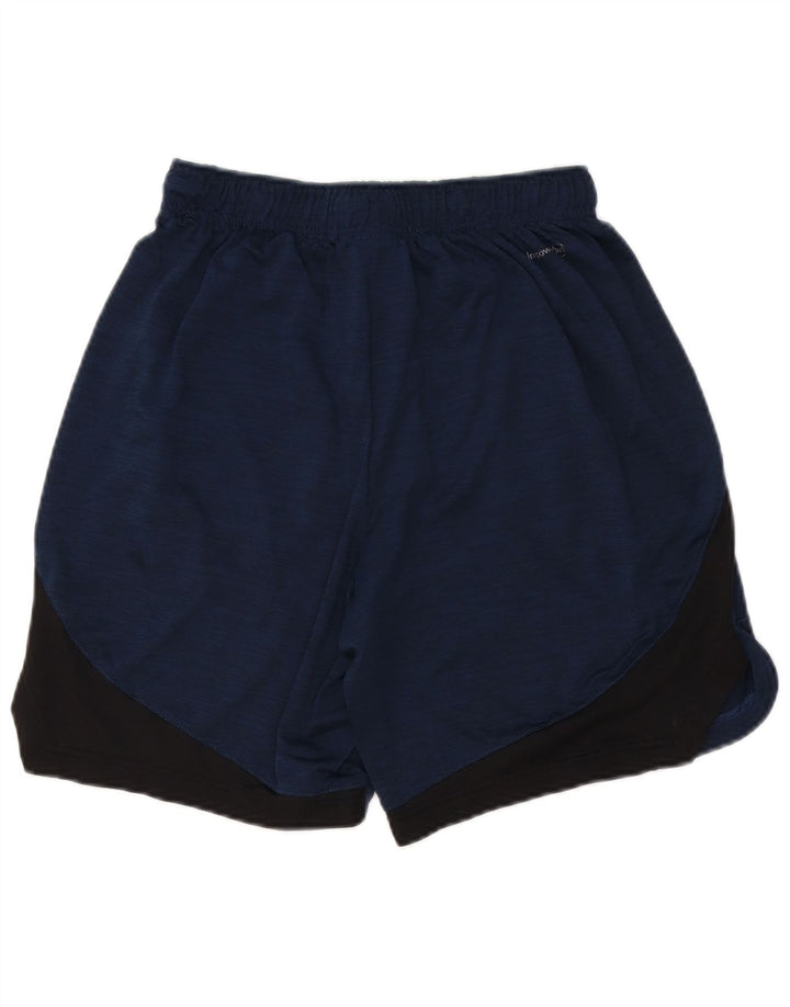 RUSSELL ATHLETIC Sportsshorts til mænd Small Navy Blue Colourblock Polyester