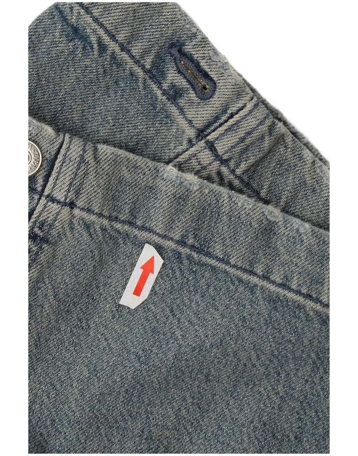 Zara Dame Cargo Straight Jeans EU 38 Small W28 L31 Blå