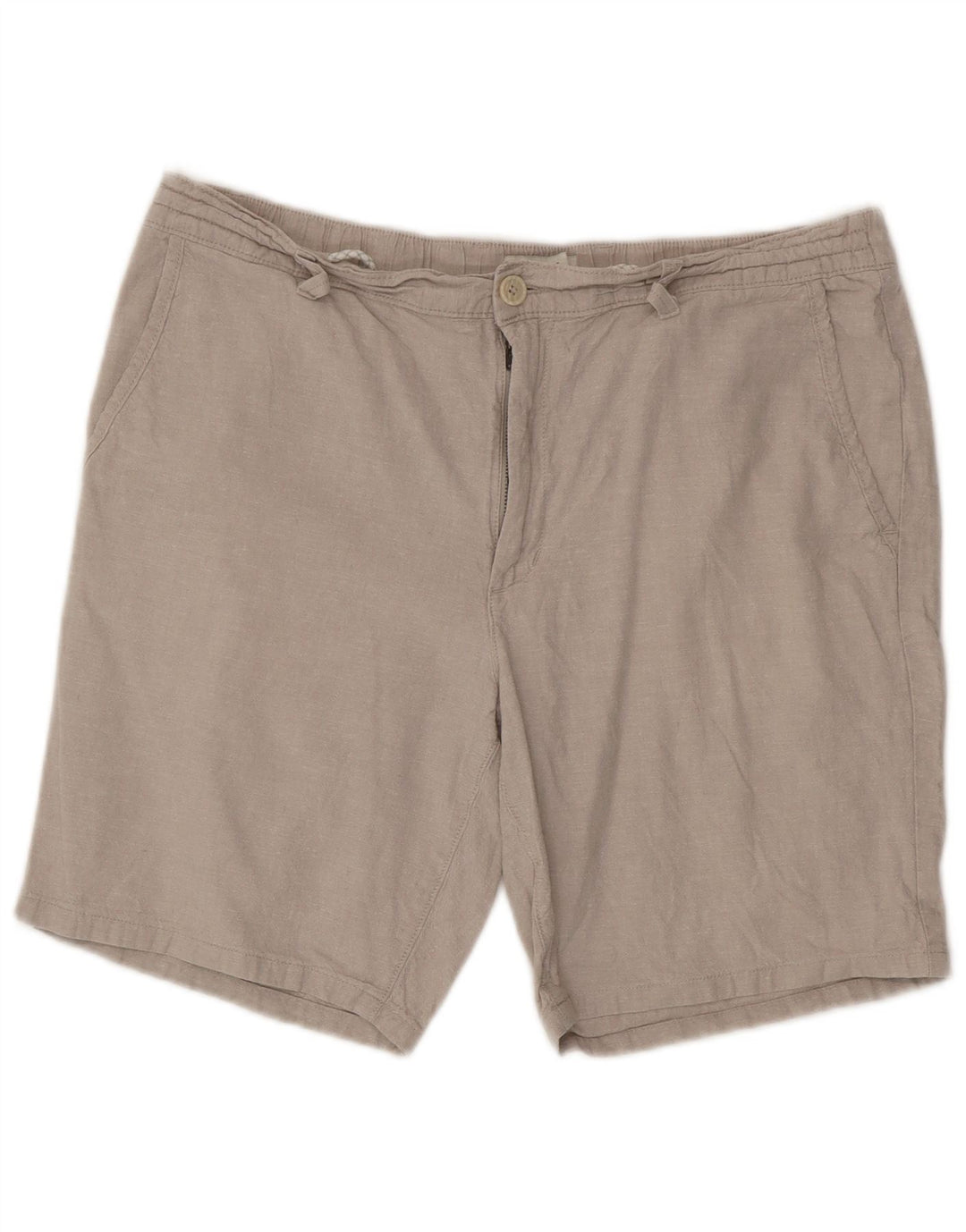 Marks & Spencer Chino Shorts til mænd W36 Large Grå Bomuld