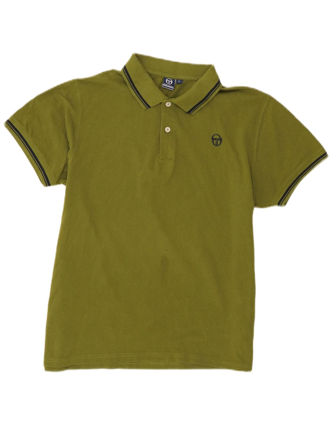 Sergio Tacchini Herre poloskjorte Stor Khaki Bomuld