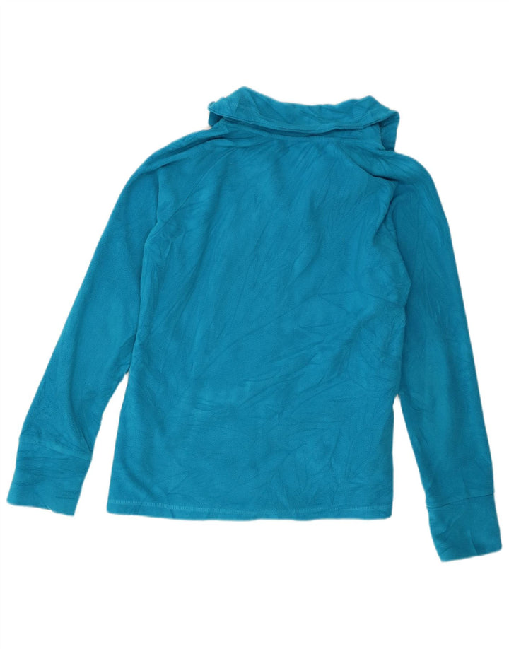 Calvin Klein Dame Fleecejakke UK 16 Stor Blå Polyester