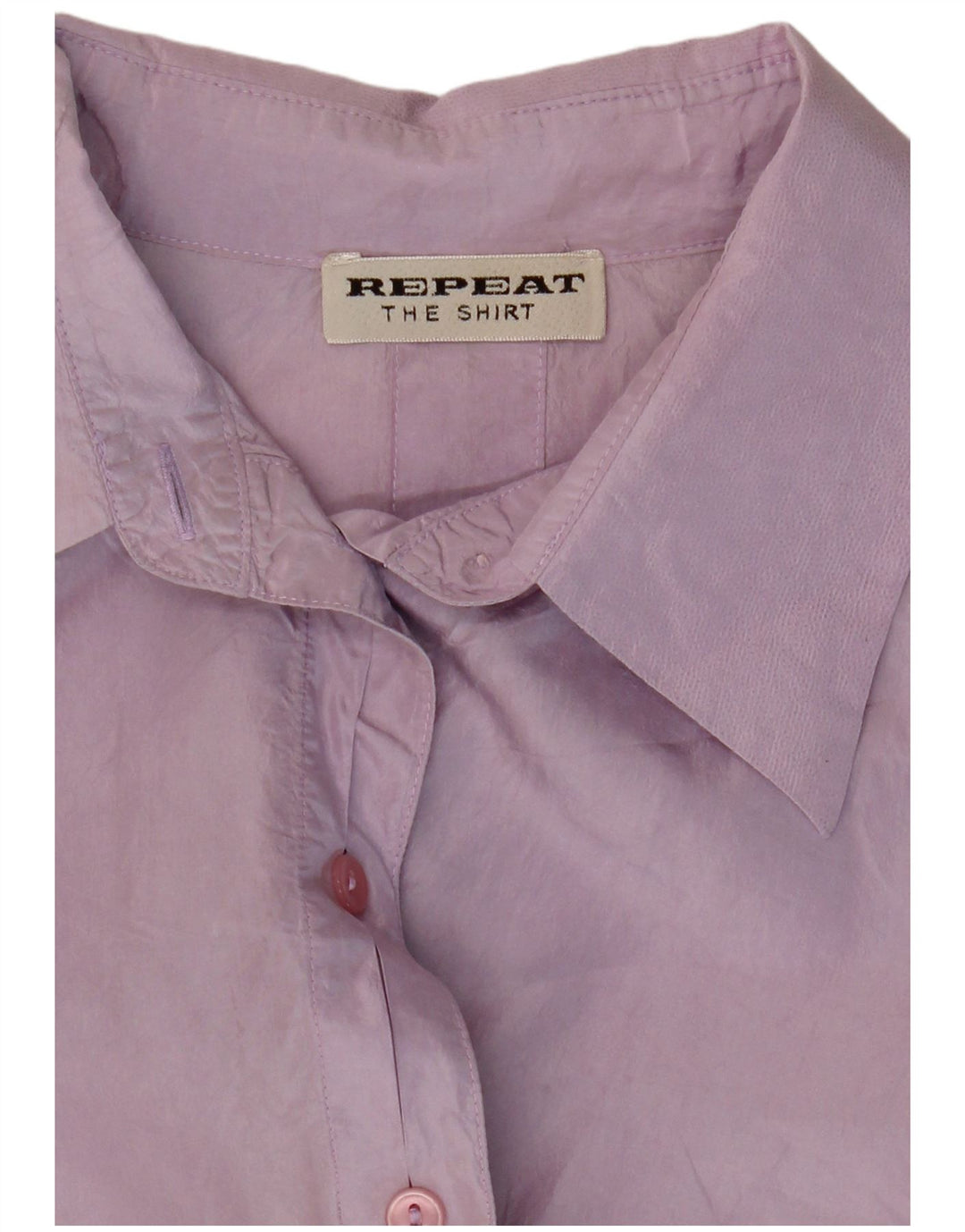 Repeat Dame Shirt Bluse EU 38 Medium Lilla Silke