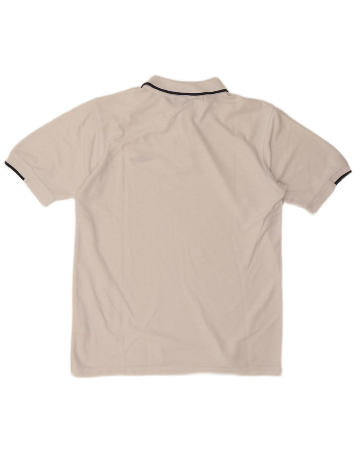 Umbro Herre Polo Shirt Medium White Polyester
