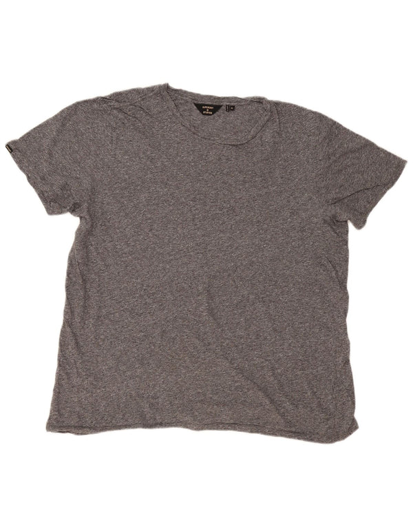 Superdry Herre T-shirt Top XL Grå Flecked