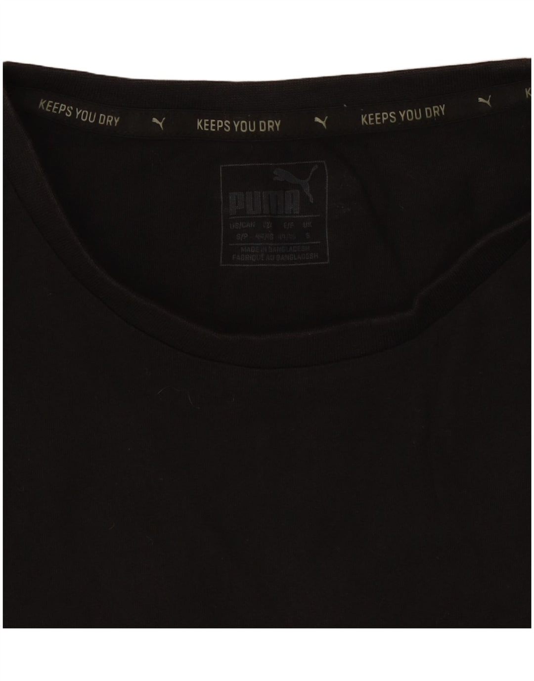 Puma Herre grafisk T-shirt top lille sort bomuld