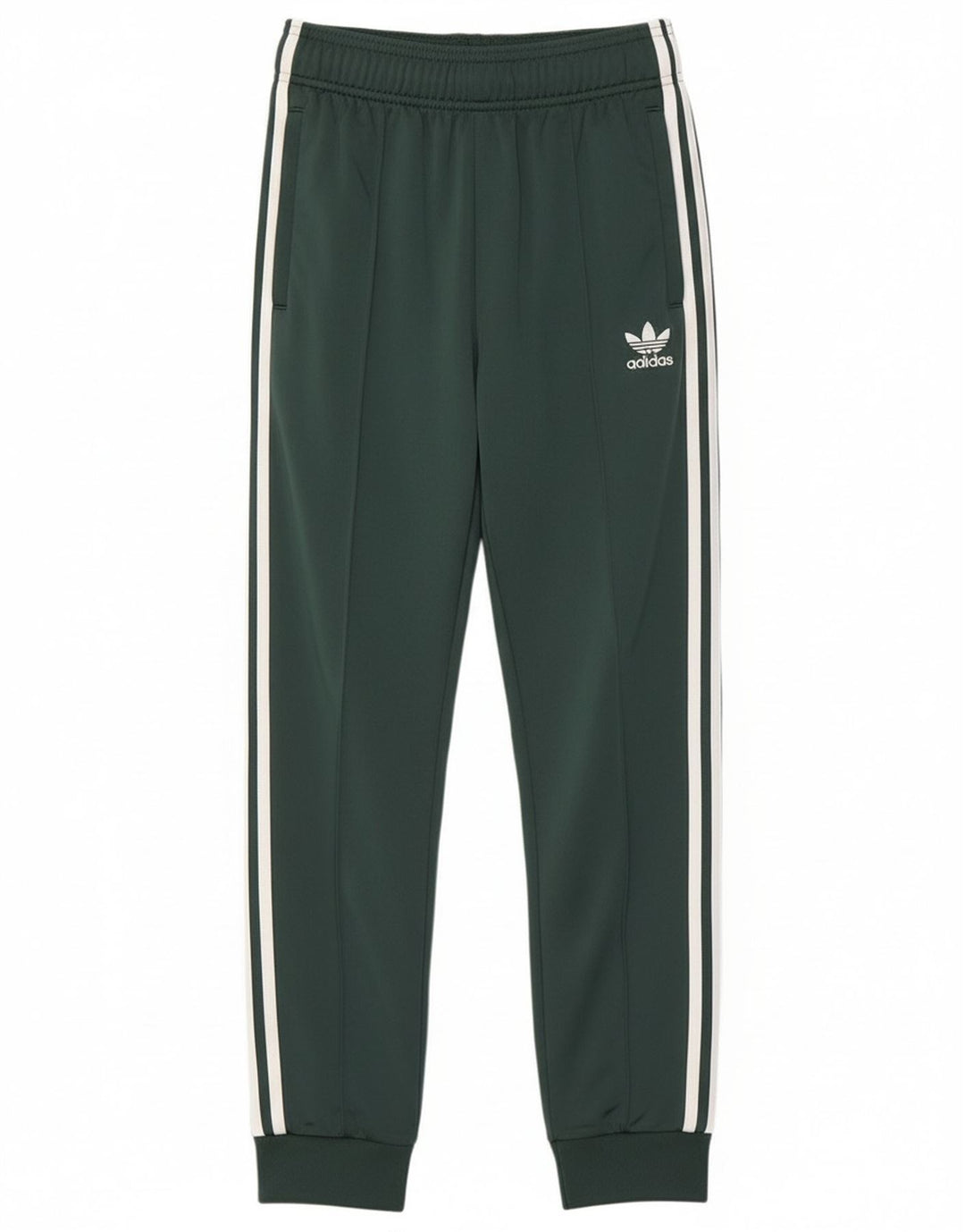 Adidas Drenge Træningsdragt Bukser Joggers 12-13 År Grøn Polyester