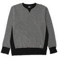 QUIKSILVER Sweatshirt til mænd XL sortstribet bomuld