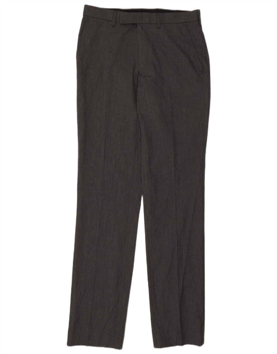 Marks & Spencer Straight Suit Bukser til mænd W30 L35 Grå polyester