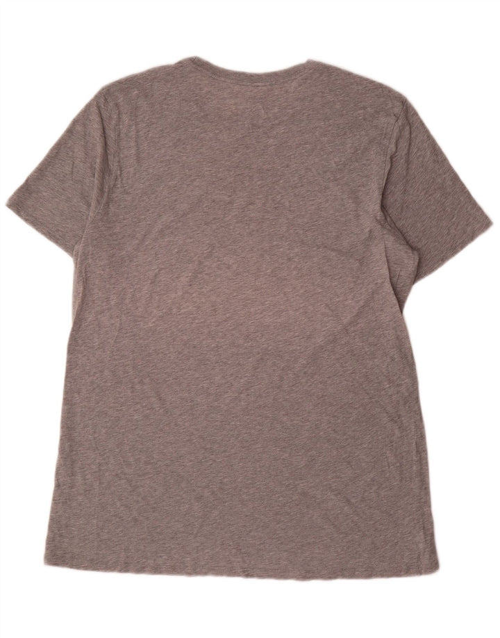 Nike grafisk T-shirt top til mænd, stor grå flækket