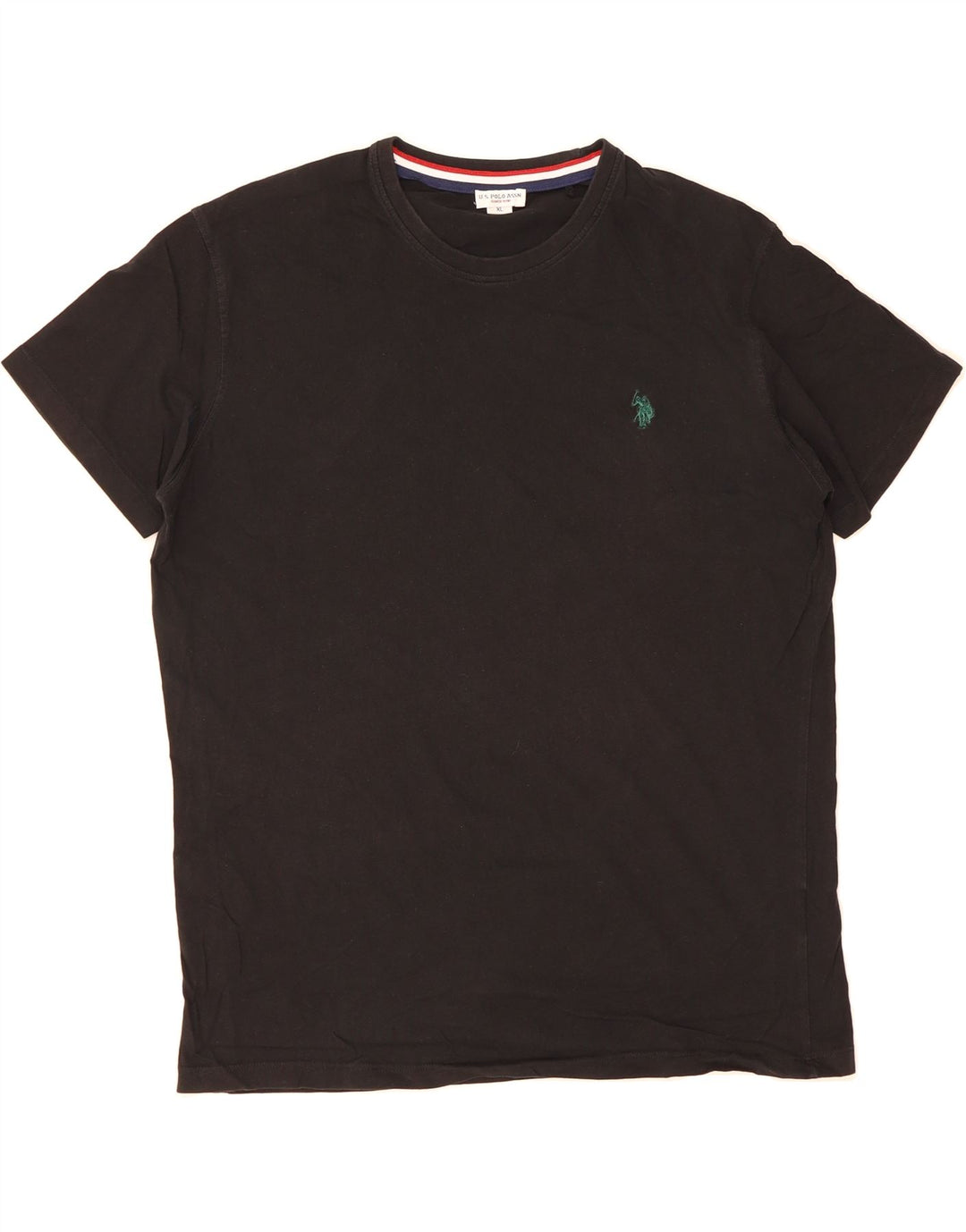 U.S. POLO ASSN. Mens T-Shirt Top XL Black Vintage U.S. Polo Assn. and Second-Hand U.S. Polo Assn. from Messina Hembry 
