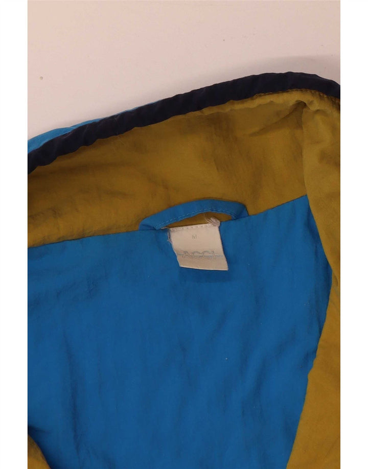 Vintage herre Loose Fit træningsdragt Topjakke Medium Blue Colourblock