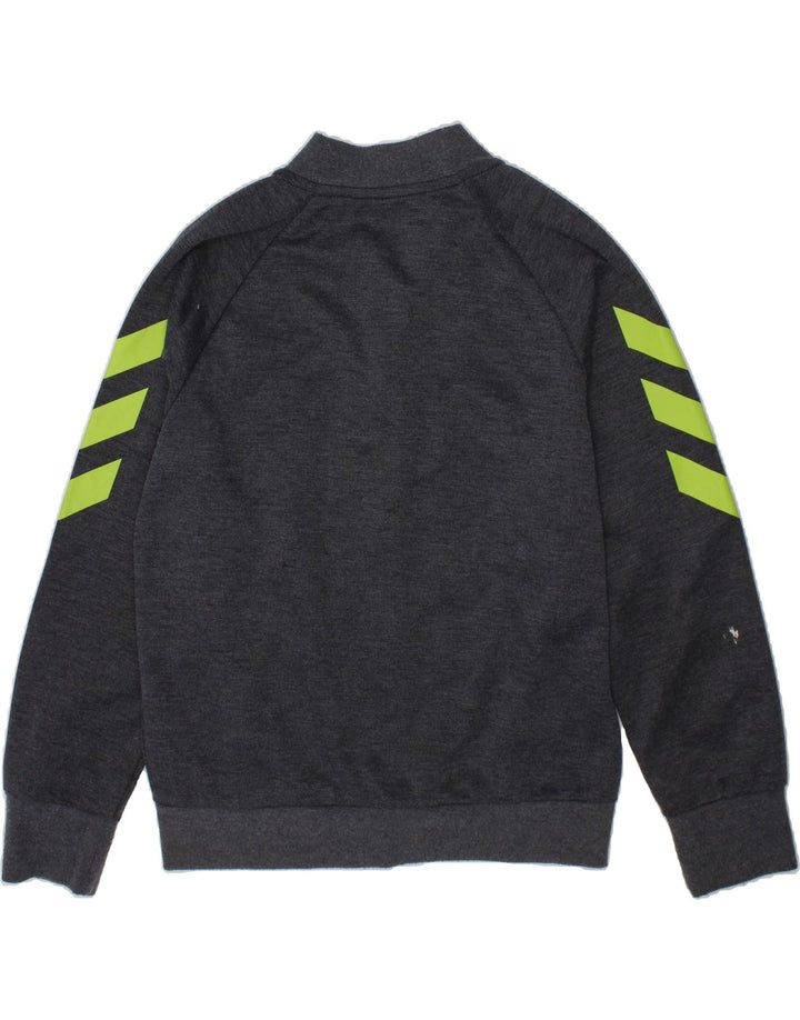 ADIDAS Boys Tracksuit Top Jacket 7-8 Years Grey Cotton Vintage Adidas and Second-Hand Adidas from Messina Hembry 