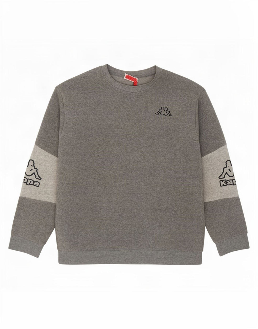 Kappa Herre Grafisk Sweatshirt Jumper XL Grå Polyester
