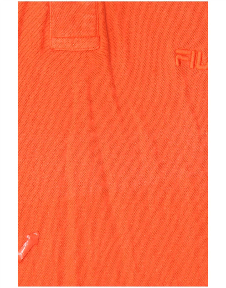 Fila Poloskjorte til mænd Stor Orange Bomuld
