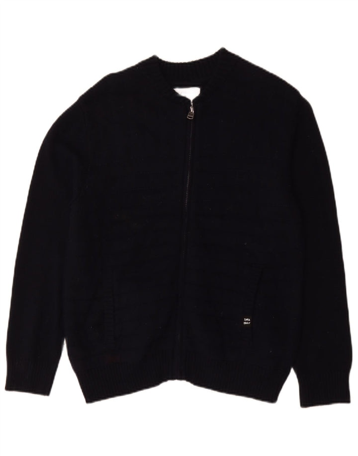 Zara drenge cardigan sweater 11-12 år marineblå