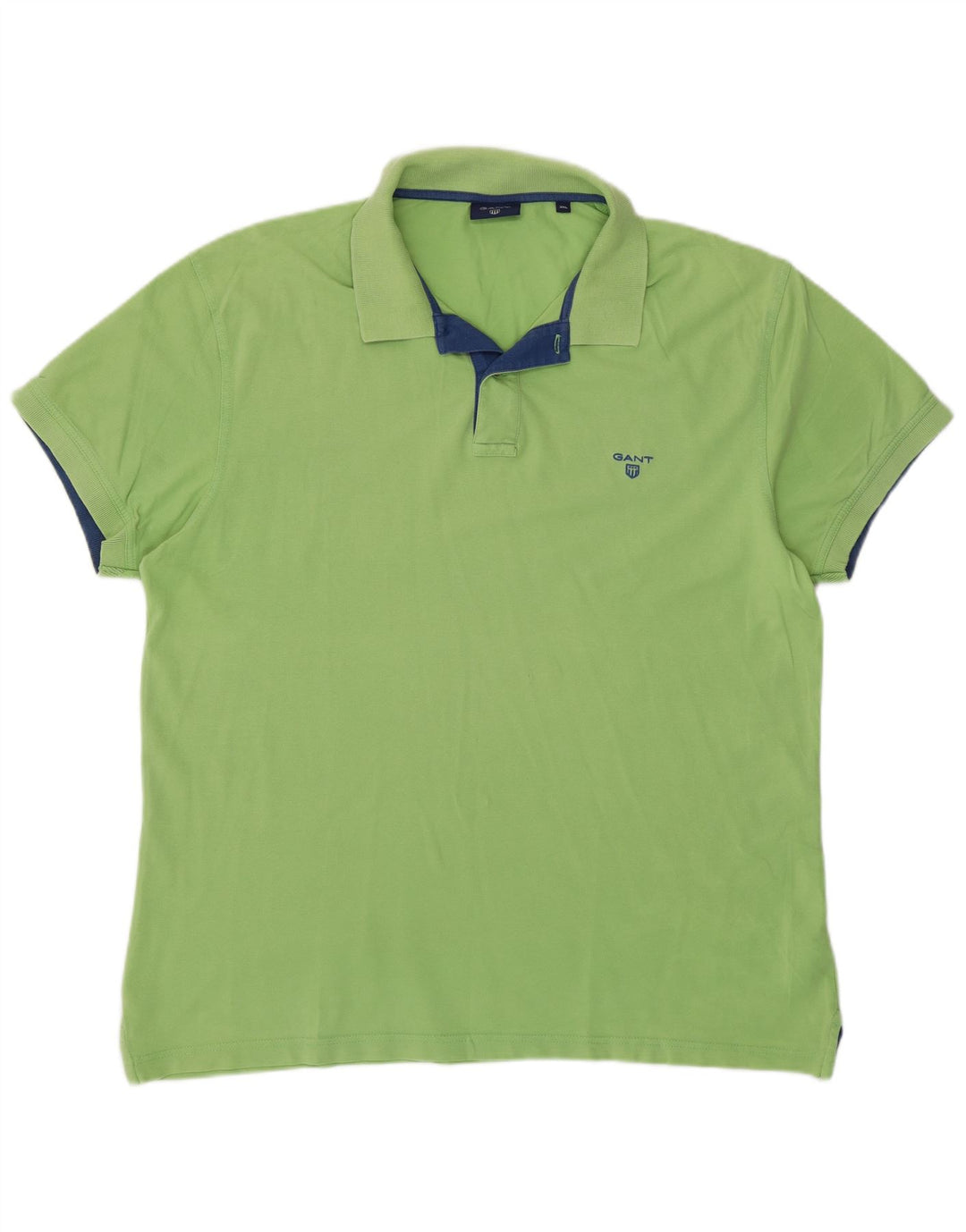GANT Mens Polo Shirt 2XL Green Cotton
