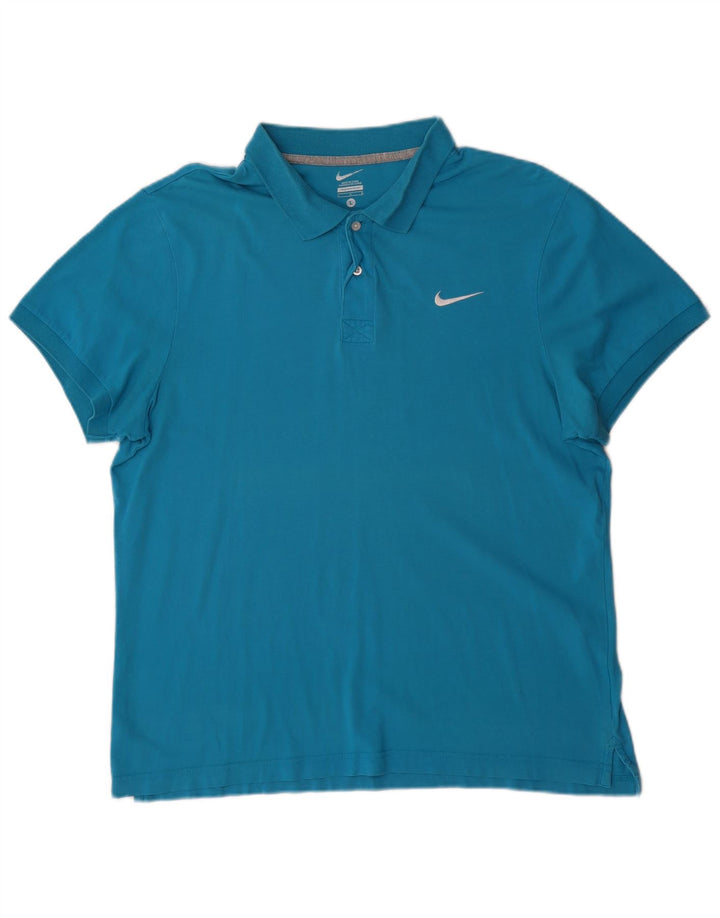 Nike Polo skjorte til mænd, stor blå