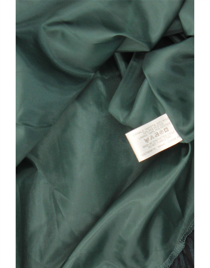Bay Dame Stropløs Kjole UK 10 Lille Grøn Nylon