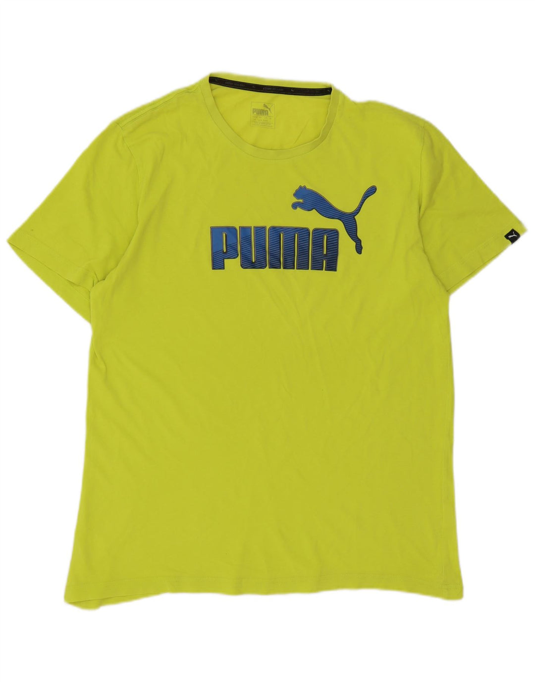 Puma Herre Grafisk T-Shirt Top Stor Grøn