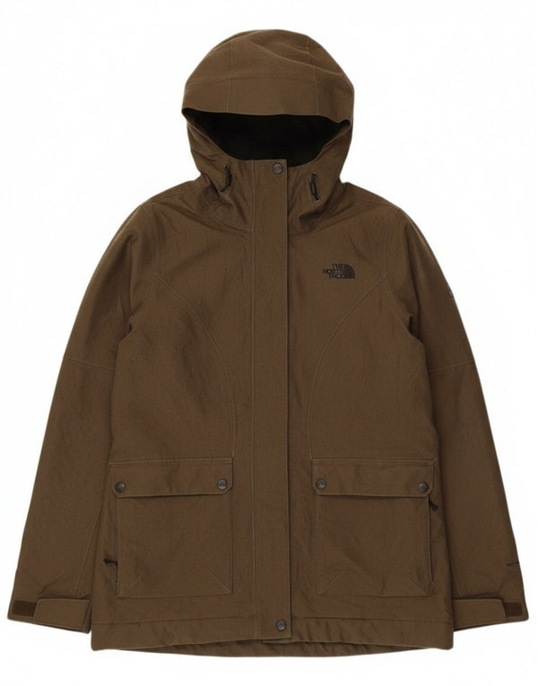 The North Face Dame Hætte Sherpa Windbreaker Jacket UK 14 Medium Khaki
