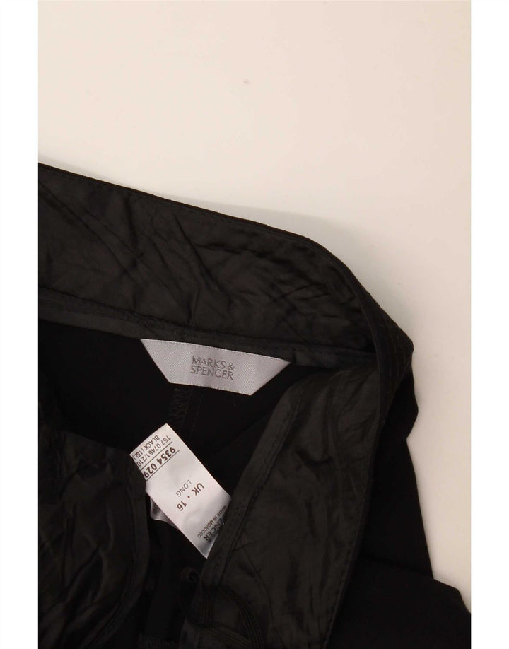Marks & Spencer Regular Casual Bukser til kvinder UK 16 Large W36 L31 Black