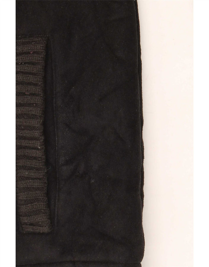 Marks & Spencer Herre Sherpa Fleecejakke UK 40 Stor Sort Polyester