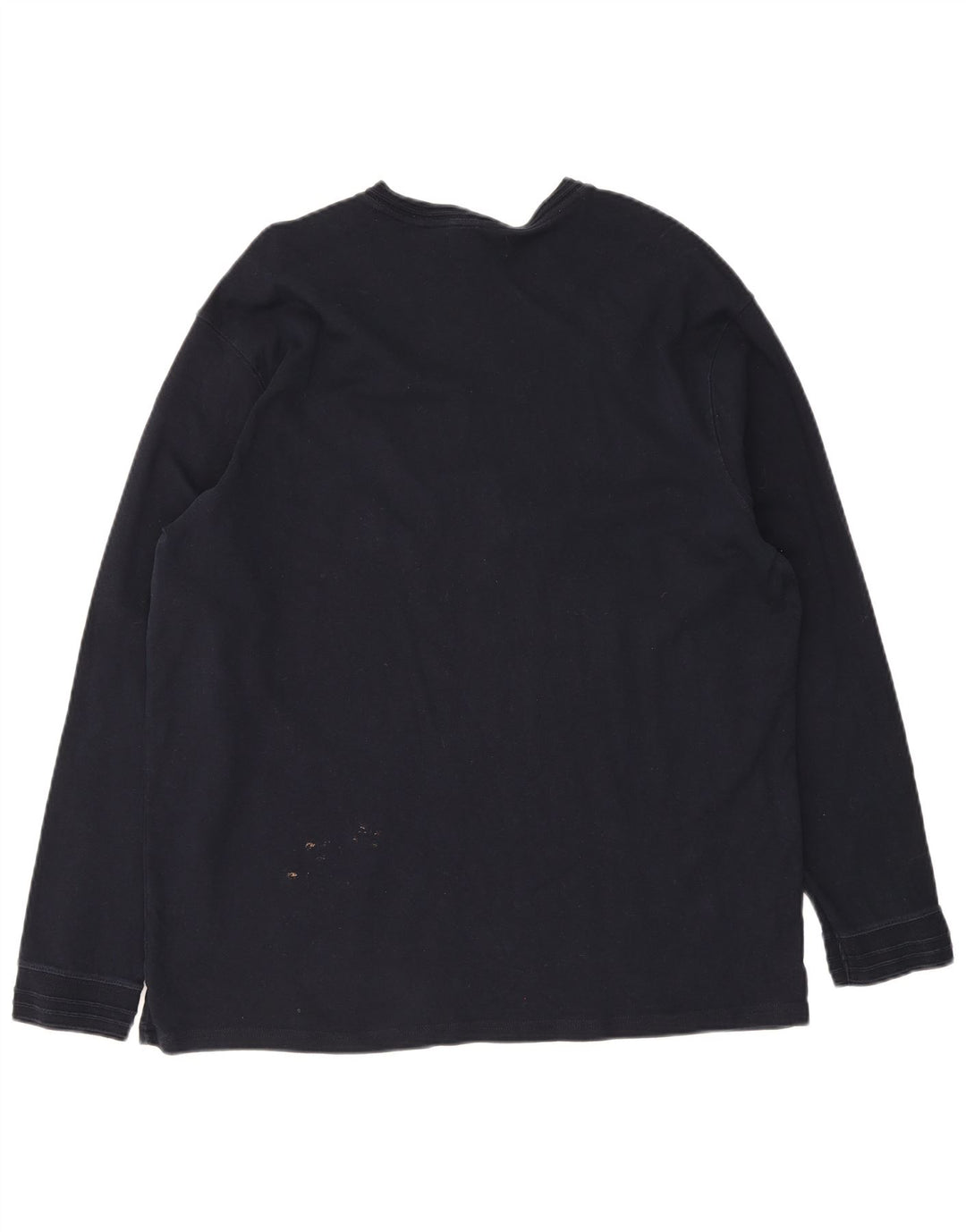 Marks & Spencer Herre Blue Harbor Top Langærmet XL Marineblå Bomuld