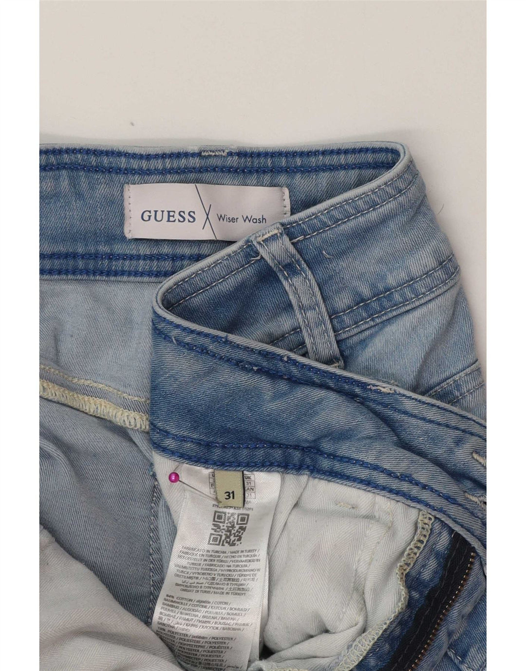 Guess Dame Skinny Jeans W31 L28 Blå Bomuld