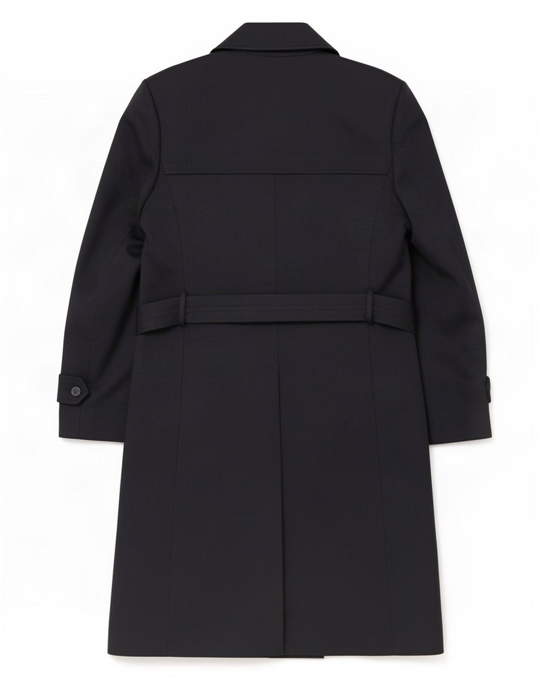 Vintage Trench Coat til mænd IT 48 Medium Navy Blue Viscose