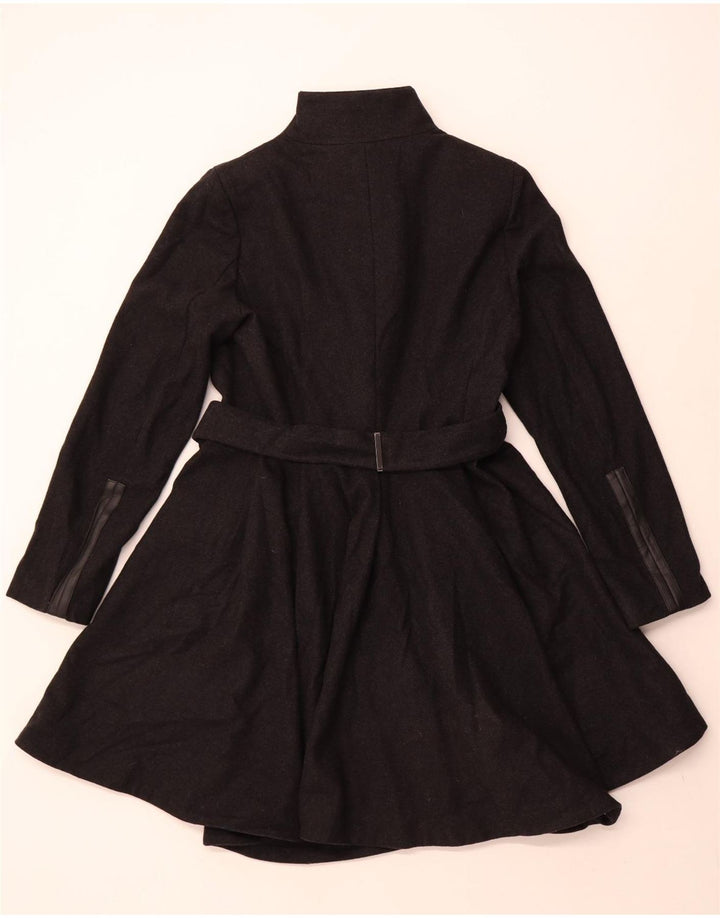Calvin Klein Dame Overfrakke US 6 Medium Sort Uld