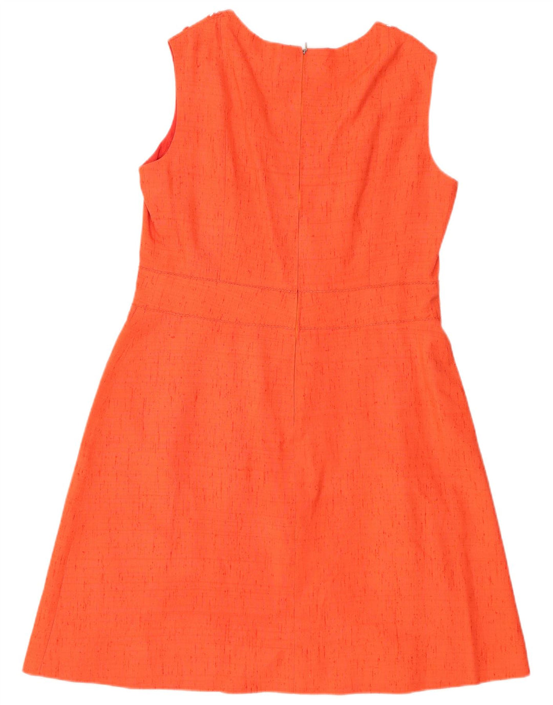 Vintage kvinders 3 knap 2 stykke sæt UK 12 medium orange silke