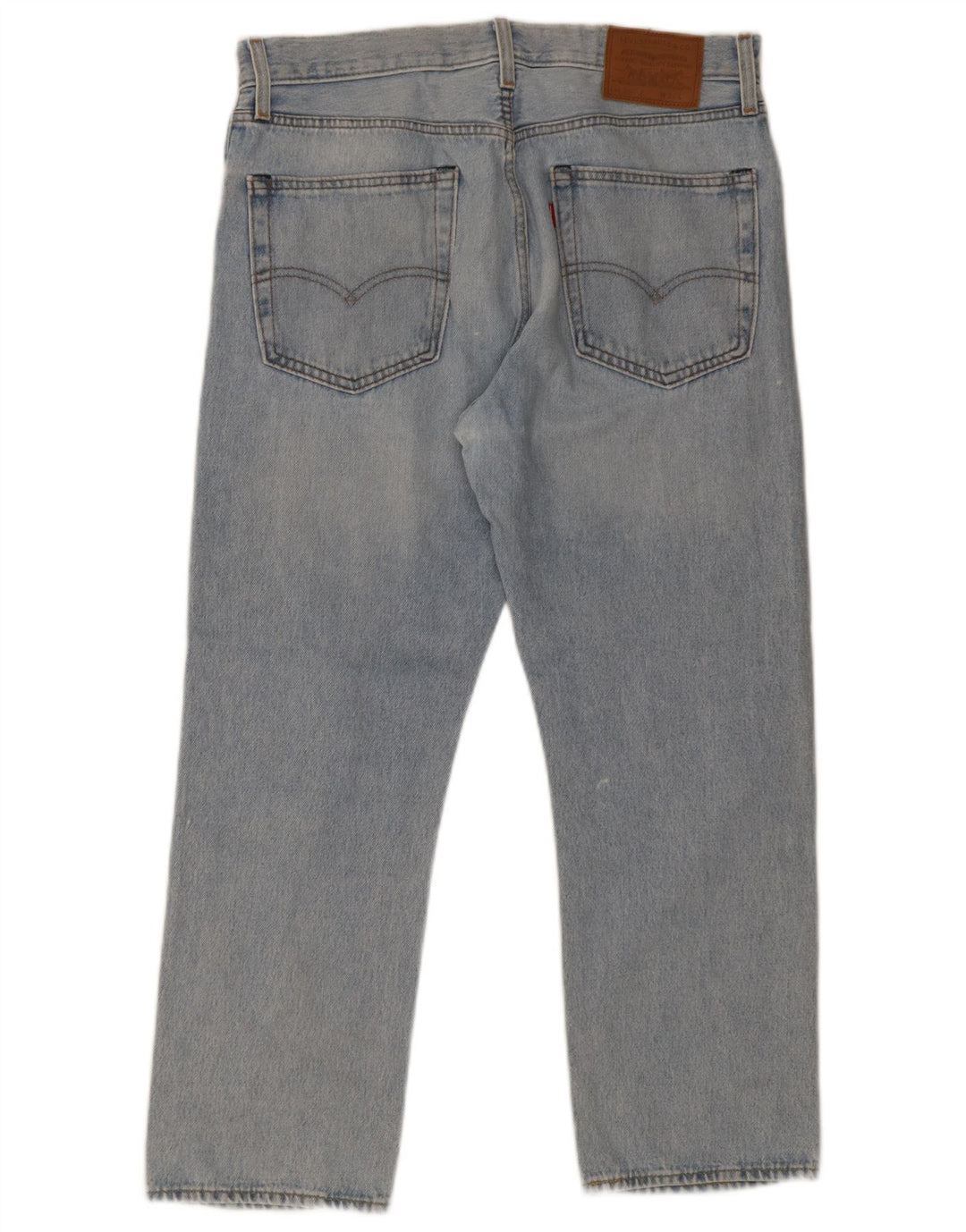 Levi's Herre 551 Straight Jeans W32 L28 Blå Bomuld