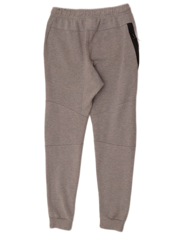 Nike Herre Slim Fit træningsdragt Bukser Joggers Små Grå Colourblock Bomuld
