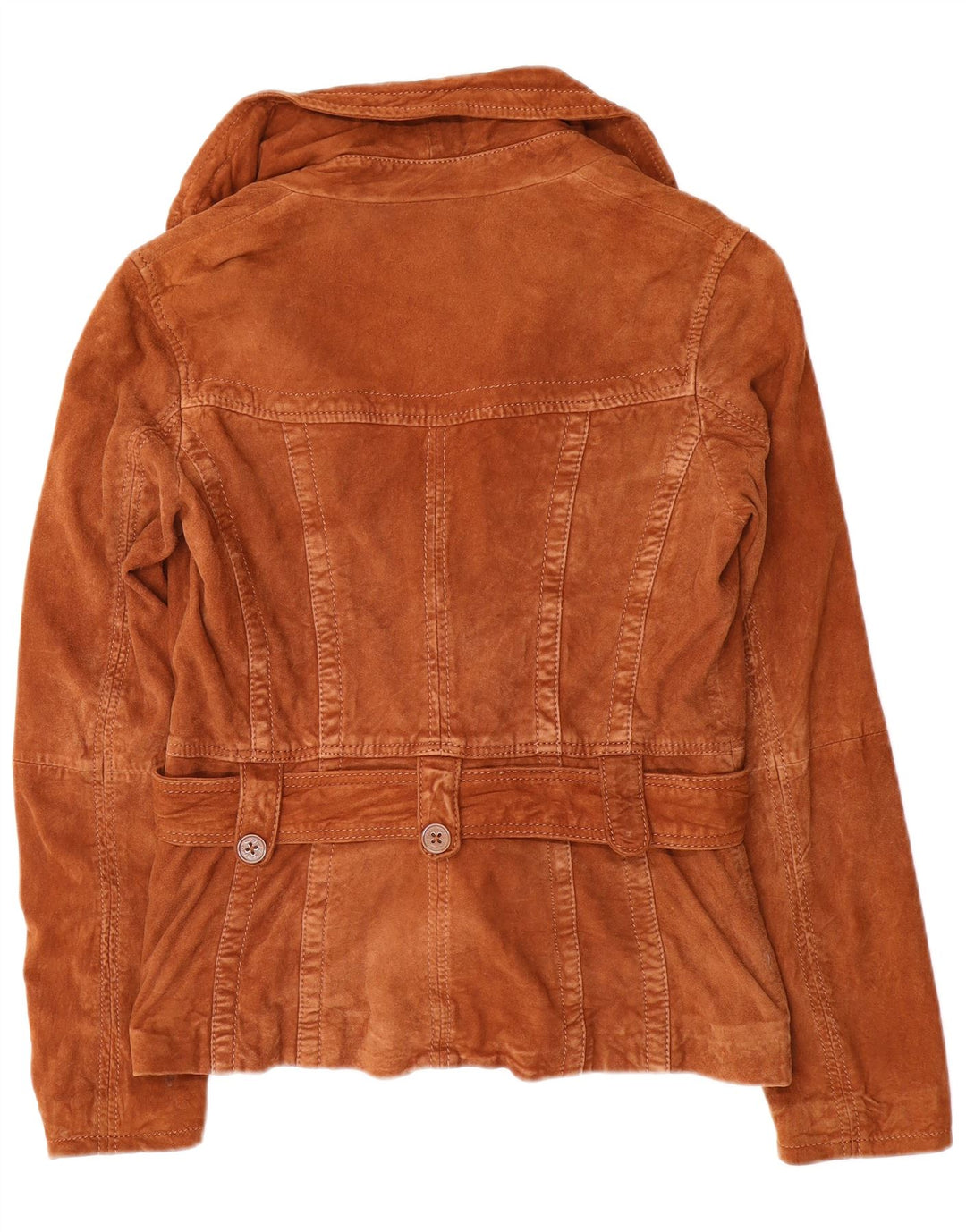 EDC Dame Ruskindsjakke UK 14 Medium Brun Læder